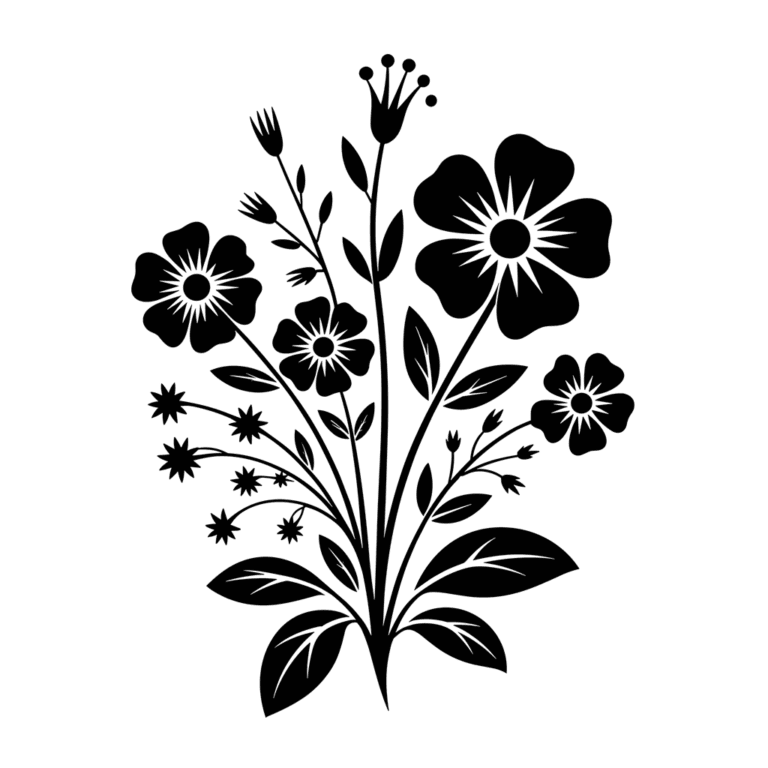Free Flower SVG Bundle For Cricut & Silhouette (51 Designs)