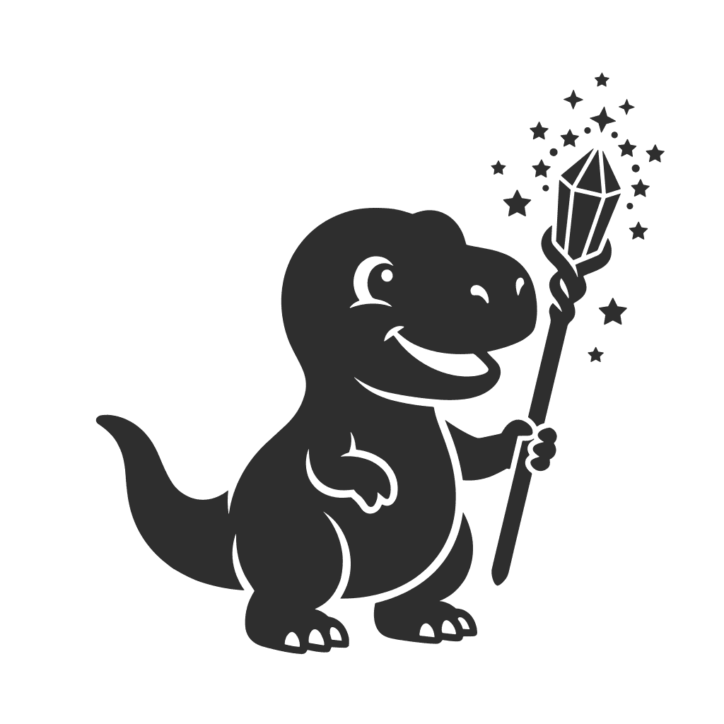 magical dinosaur svg files