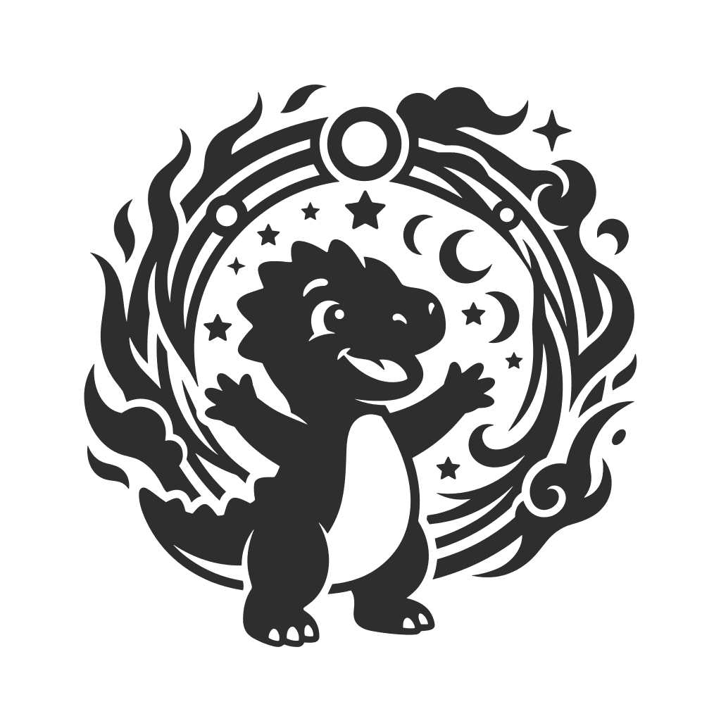 fantasy dino svg