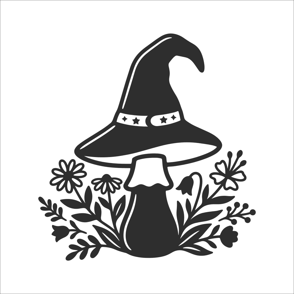 witchy flower clipart