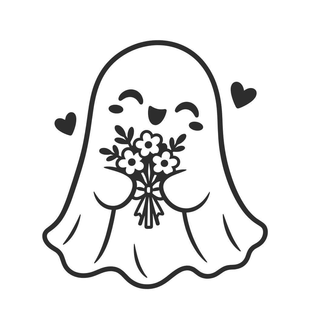 kawaii ghost svg